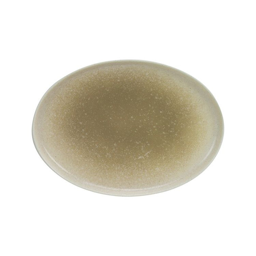 Nice Geschirrset 25-teilig Weiß / Beige
