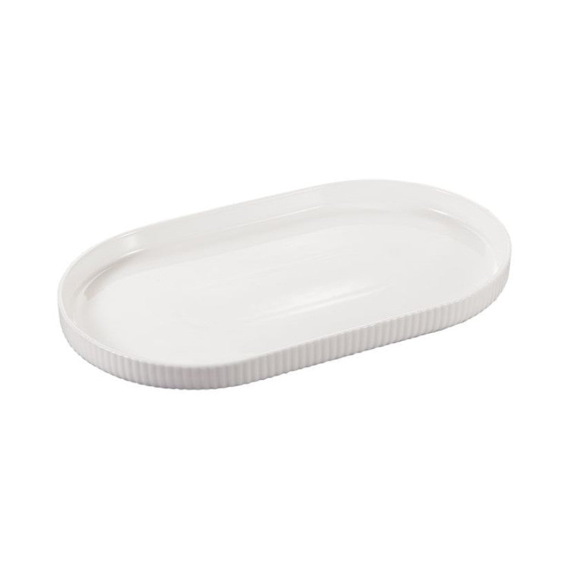 Marle Servierplatte Oval Weiß 31,0X18,0X2,8 cm