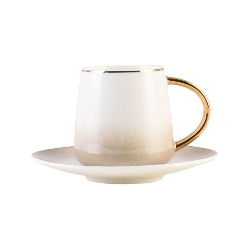 Wegro Espresso 6er Set Weiß / Grau / Gold 120ml