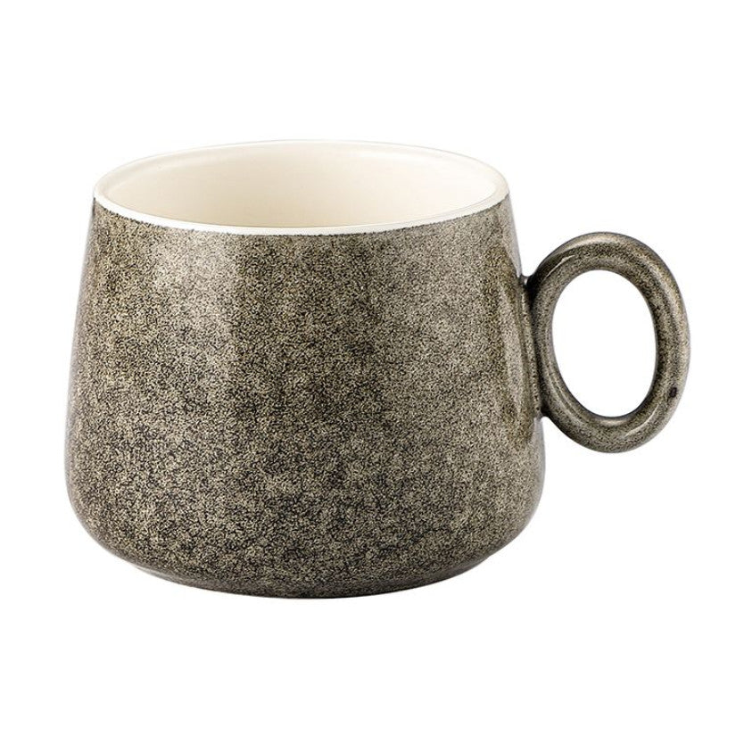 Pau Kaffeetasse 2er Set Mattweiß / Grau 250ml