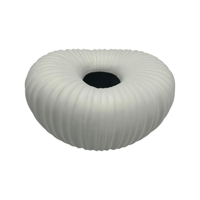 Fugurato Vase Weiß 30X21X21 cm