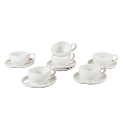 Barles Espresso 6er Set Weiß 125ml