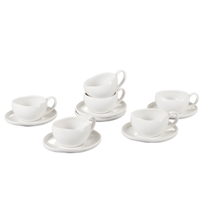 Barles Kaffee 6er Set Weiß 225ml