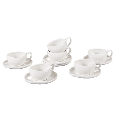 Barles Espresso 6er Set Weiß 125ml