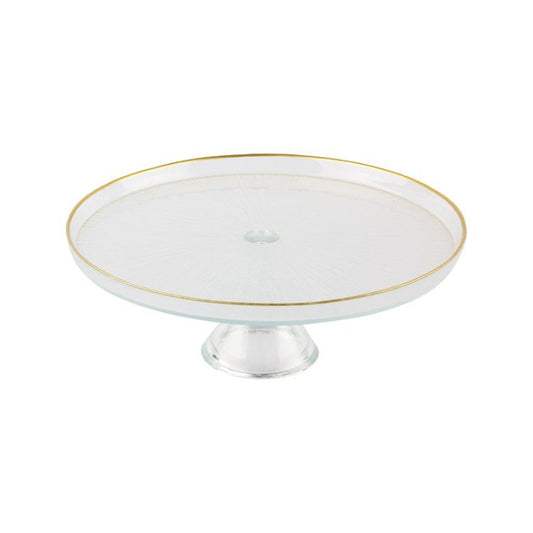 Rexy Patisserie Transparent / Gold Ø32 cm