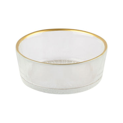 Rexy Schüssel 6er Set Transparent / Gold Ø9 cm