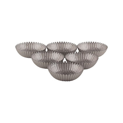 Piu Schüssel 6er Set Taupe Ø15 cm