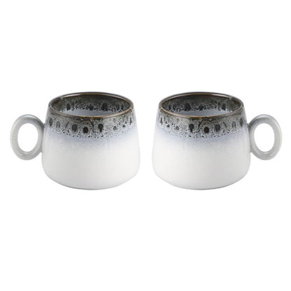 Pau Kaffeetasse 2er Set Weiß / Schwarz 250ml